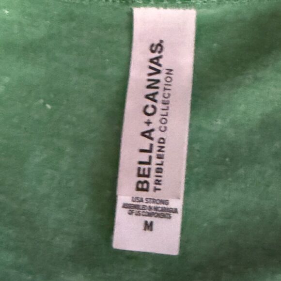 Bella + Canvas Ganesha Graphic Green Tank Top Size M - Picture 6 of 8